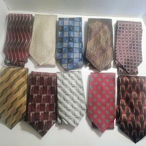 Men's Mixed Pattern Necktie Set - Assorted Colors